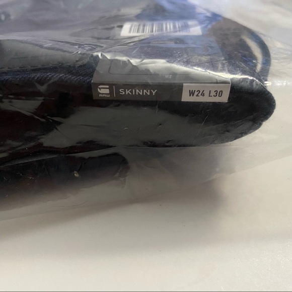 G-Star Raw Lynn Mid Waist Skinny Jeans W24 L30 Dark Blue Wash Stretch 24 - Picture 12 of 14